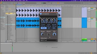 How to set up Kilohearts Compactor with a sidechain input: Mac, Ableton Live, AU