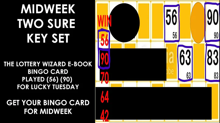 Win Big with Lottery Wizard Bingo Card