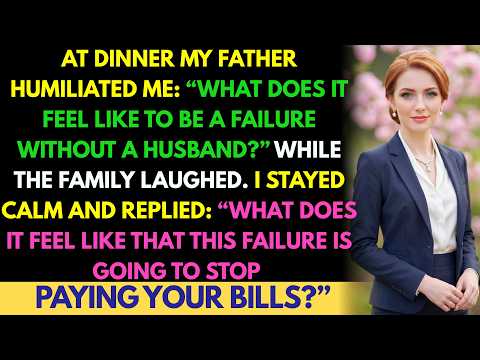 At Dinner, My Father Asked: “What Does It Feel Like To Be A Failure Without A Husband?” So I Asked..
