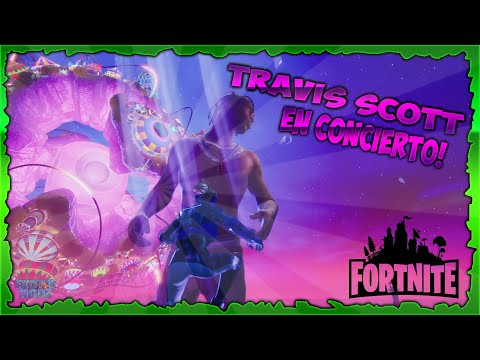 EVENTO FINAL! *TRAVIS SCOTT* CONCIERTO DE FORTNITE COMPLETO!!