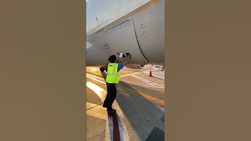 Closing the cargo door on an ERJ-175! #aviation #erj #shorts
