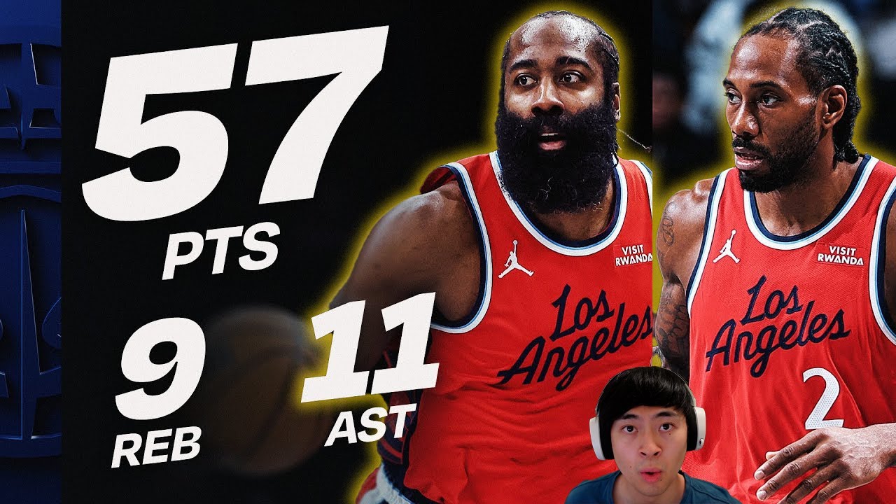 James Harden Drops 31, Kawhi Leonard Adds 26 as Clippers Beat Nets 121-105