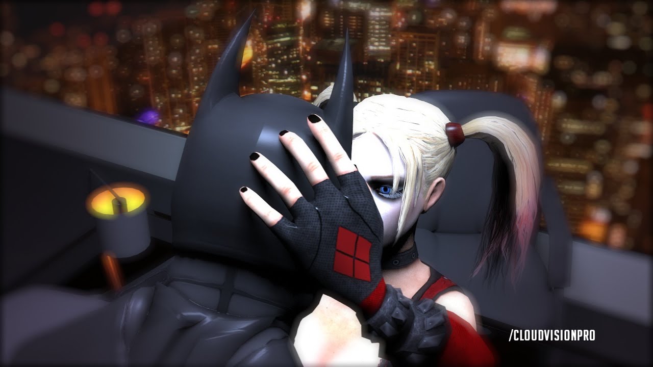 Batman And Harley Quinn Kiss