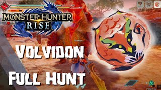 Monster Hunter Rise I Volvidon Full Hunt I PS4 Gameplay