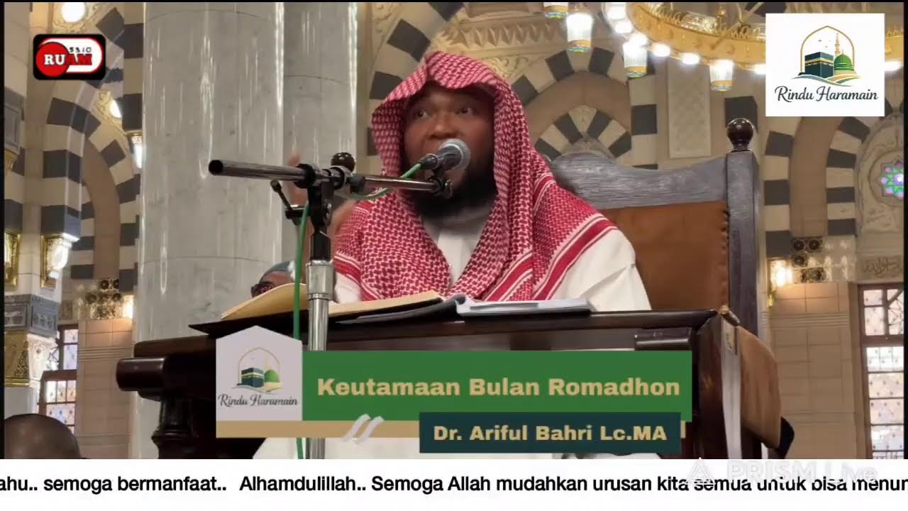 Rabu 25-02-2026 || Kajian  Ramadhon || Ustadz Dr. Ariful Bahri, Lc. M.A