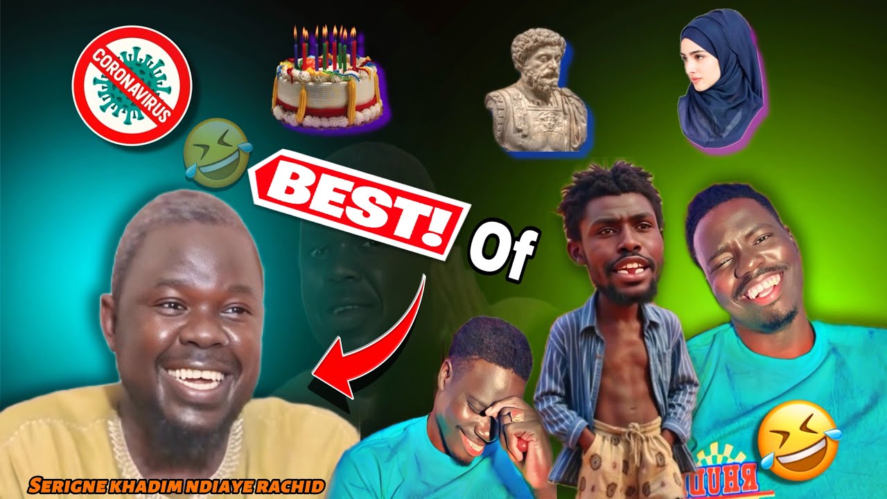 Best of 😂serigne khadim ndiaye rachid ay retan ba fin setanal vidéo bi