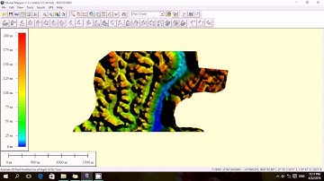 3D path profiling using Global Mapper