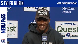 Tyler Nubin: 'I can't wait to get to work' | New York Giants
