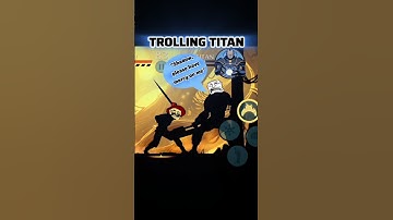 Trolling Titan || Shadow Fight 2 #shorts #viral #shadowfight2