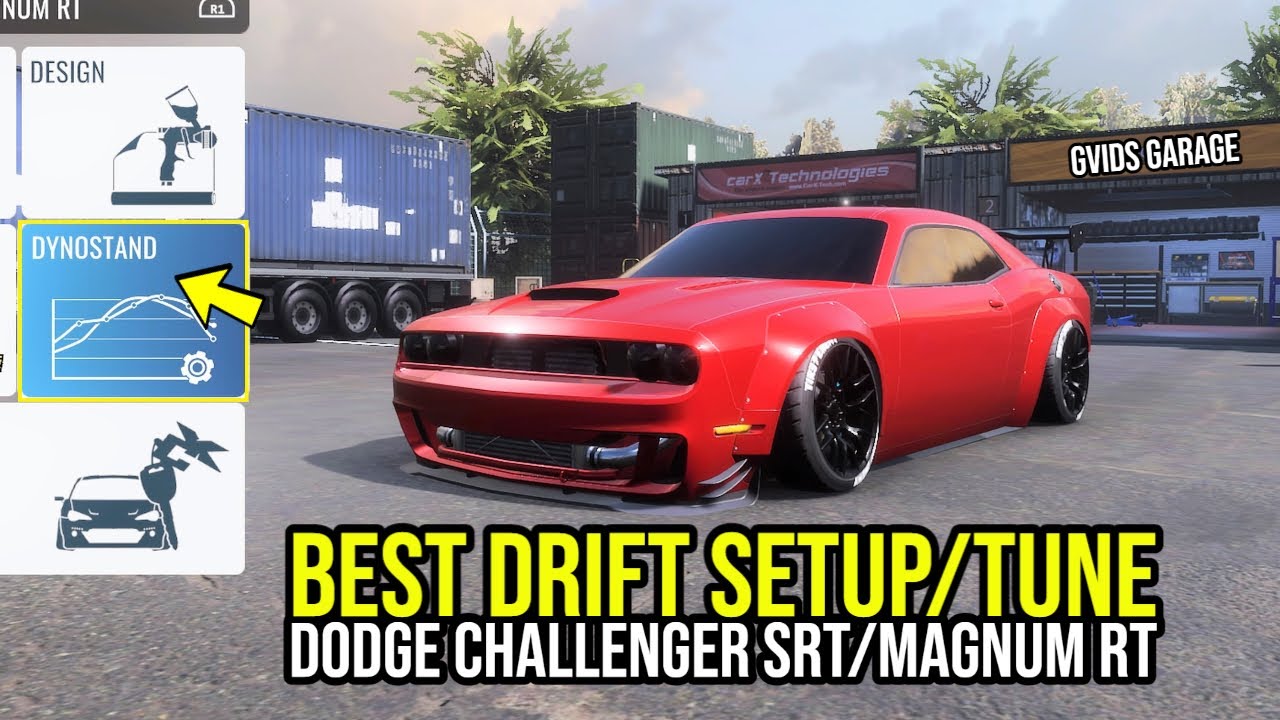 *Best* Drift Setting/Tune Dodge Challenger SRT/Magnum RT in CarX Drift ...