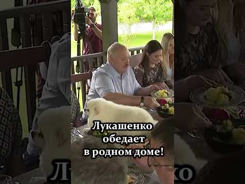 Лукашенко: Кому ещё картошки белорусской? // Президент накормил гостей в Александрии! #shorts