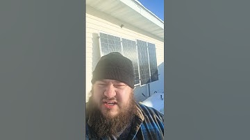 my little solar array, supplementing my electrical needs and tocharge batteries #solar #solarsystem