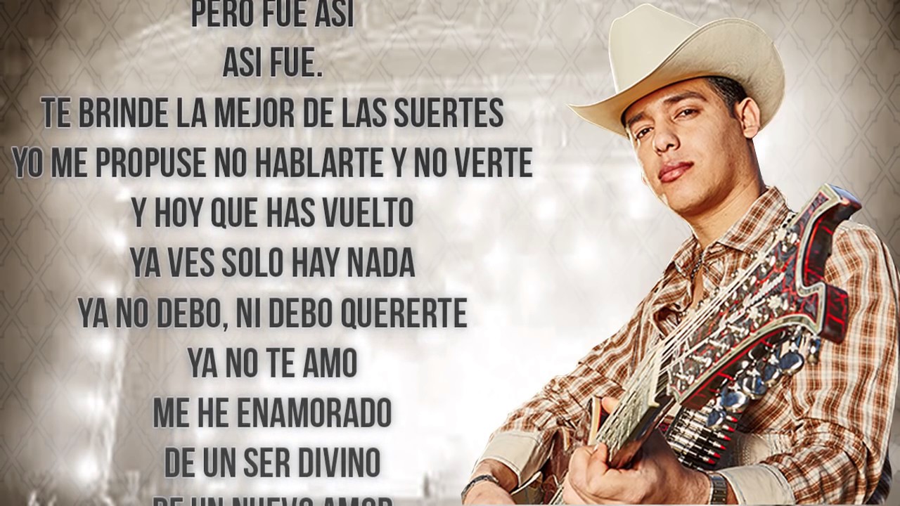 ariel camacho ASI FUE LETRA YouTube ariel camacho ASI FUE LETRA YouTube