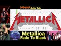 Fade to black  metallica  lead guitar  tabs lesson