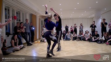 Valentine Dance Festival 2018 - Reda & Hilde - Urban Zouk Workshop Demo