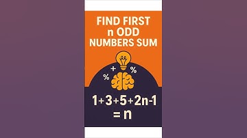Find First n Odd Numbers Sum Easily | Math Trick in Gujarati | Infinity Brilliance  #mentalmath