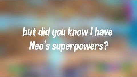 They call me Neo from the Matrix