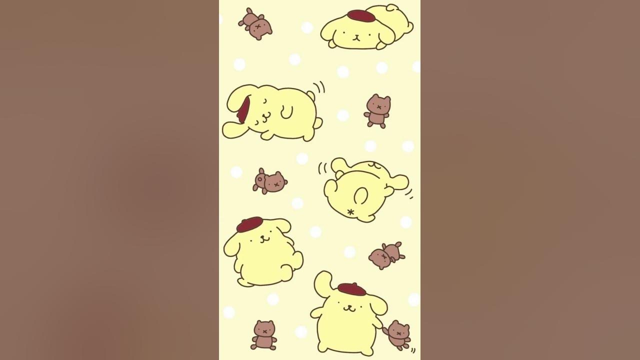 Meivu 💖 on X: New Pompompurin wallpaper from Sanrio!! 🍮💕   / X