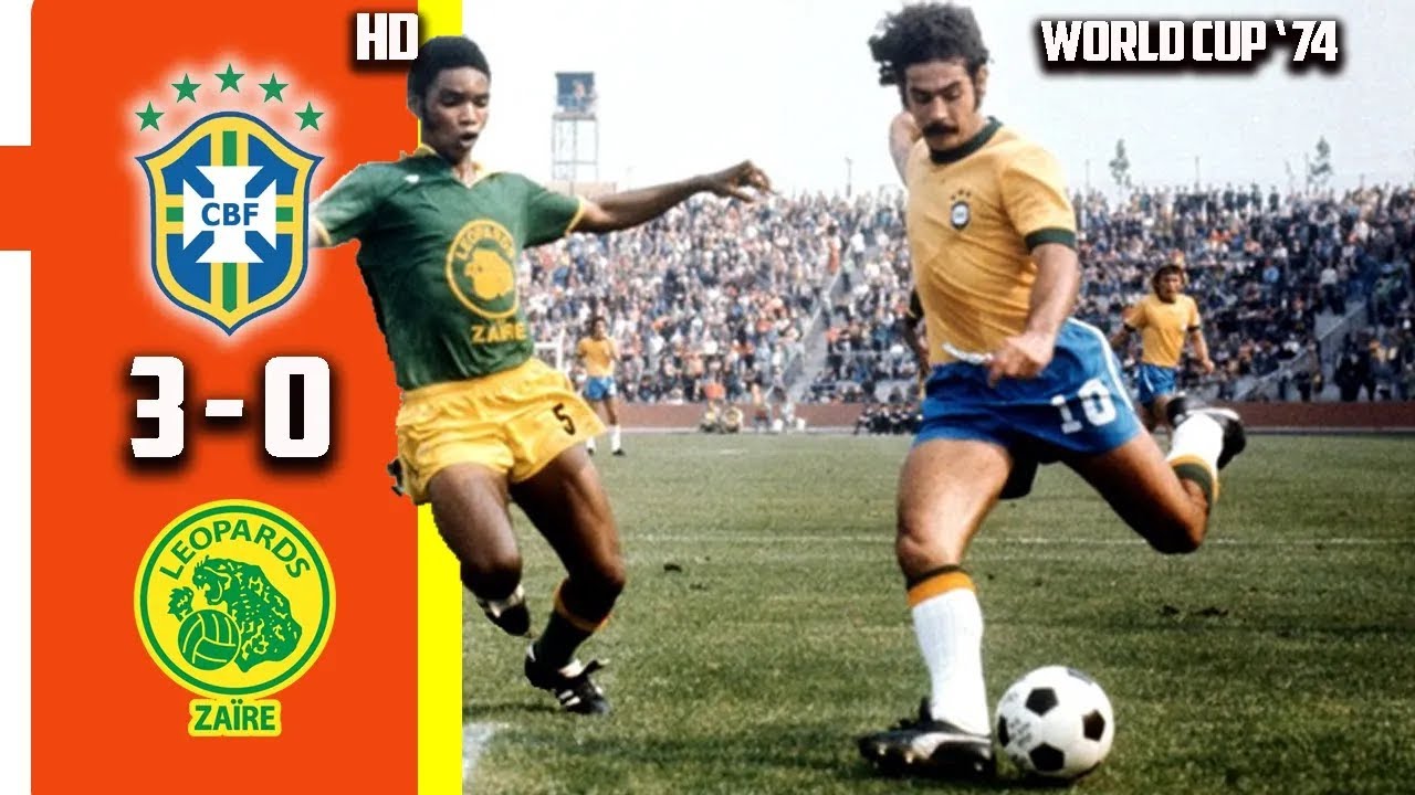 Brazil vs Zaire 3   0 Highlight  All Goals Exclusive Version World Cup 74 HD
