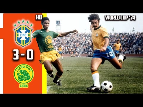 Brazil vs Zaire 3 - 0 Highlight & All Goals Exclusive Version World Cup 74 HD