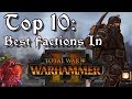 Top Ten Best Factions in Total War: Warhammer 2