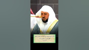 قل إن ربي يبسط الرزق لمن يشاء || تلاوة هادئة جميلة لفضيلة الشيخ أ.د. ماهر المعيقلي.