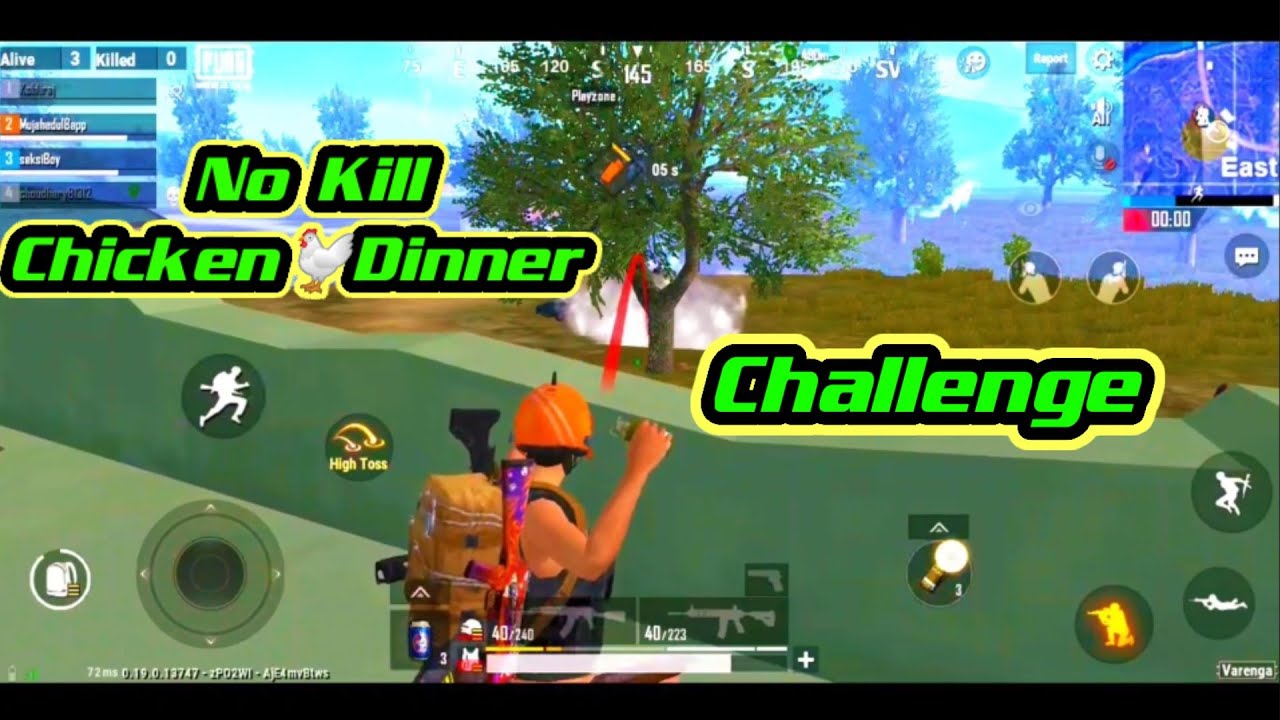 No Kill Chicken Dinner Challenge। Rush Gameplay । Pubg Mobile Lite ...