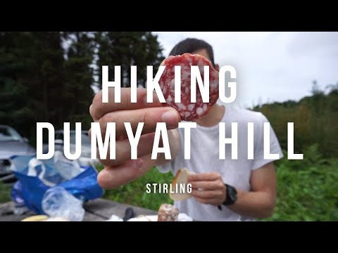 Hiking a DUMYAT HILL nella città storica di STIRLING SCOTTISH DIARIES #8