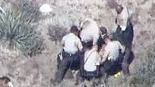 Horseriding Fugitive Brutally Beaten By Cops [VIDEO]