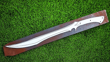 From Rusted Leaf Spring to Elven Short Sword (LOTR Inspired)