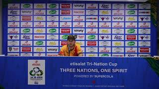 Brian Bennett's Post-Match Press Conference | 2nd Match | ODI Tri-Nation Series | Abu Dhabi | ACB