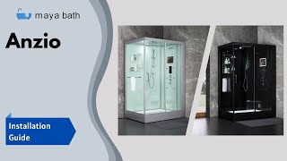 Maya Bath Platinum Anzio Steam Shower Installation