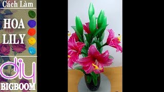 Cách làm hoa Tulip, Ly bằng vải voan để trang trí ngày tết – Blogvn.org