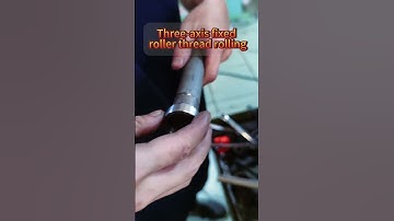 Three-axis fixed roller thread rollin#threadrollingmachine#threadrollingwheel#machine#threadmachine
