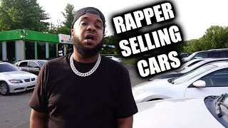 When a rapper works at a car dealership
