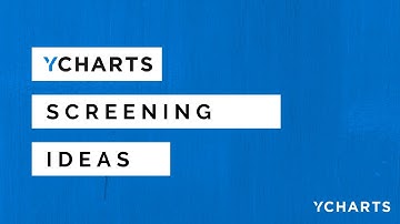 YCharts Screening Ideas: Screen for Top Performing Stocks of the Russell 1000