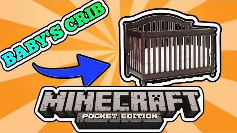 Minecraft PE: How to make a Baby Crib