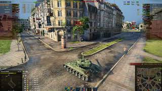 бой на танке В С 25t   уровень 10 на карте Париж