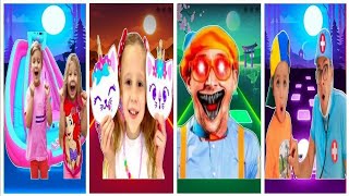 Tiles Hop - Diana and Roma 🆚 Like Nastya 🆚 Blippi 🆚 Vlad and Nike 🎶 Tiles Hop EDM Rush screenshot 2