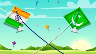 India Vs Pakistan Kite Flying Combat - Patang Wala Game - Part 7 screenshot 5