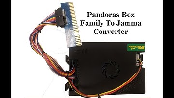 Pandoras Box DX Family Version Installed With Jamma Hanress Converter