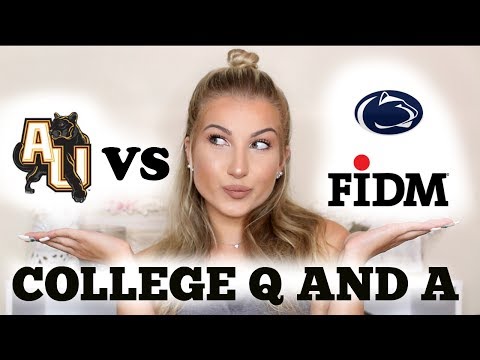 COLLEGE Q&A!- Why I chose Adelphi over FIDM & Penn State, Major, Etc!