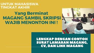 Tips dan Tutorial Magang/Internship Untuk Mahasiswa Tingkat Akhir di NGO/LSM Konservasi Lingkungan