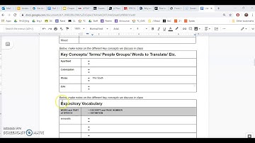 Adding Rows to Tables in Google Docs [Student Instructional Video]