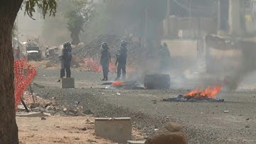 Scenes in the streets of Dakar as dwindling protest met by armed police | AFP