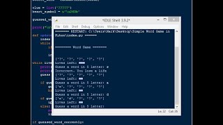 Simple Word Game in Python