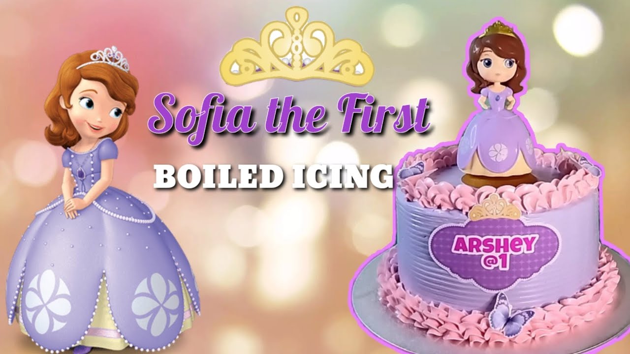 Sofia the first birthday cake - Sue Cakes and Events