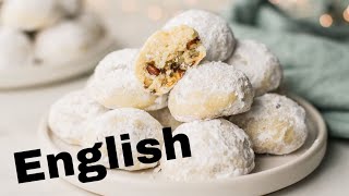 Celebrity Mexican Wedding Cookies | live step by Step | 5 ingredients ONLY ! Profile