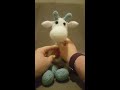 Kids Crochet toys baby's first bunny and Jeffrey the giraffe