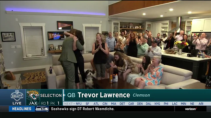 Jaguars Select Trevor Lawrence w/ #1 Overall Pick | 2021 NFL Draft